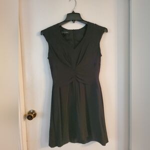 ESCADA Black Silk Shirred front cocktail dress 38/8
